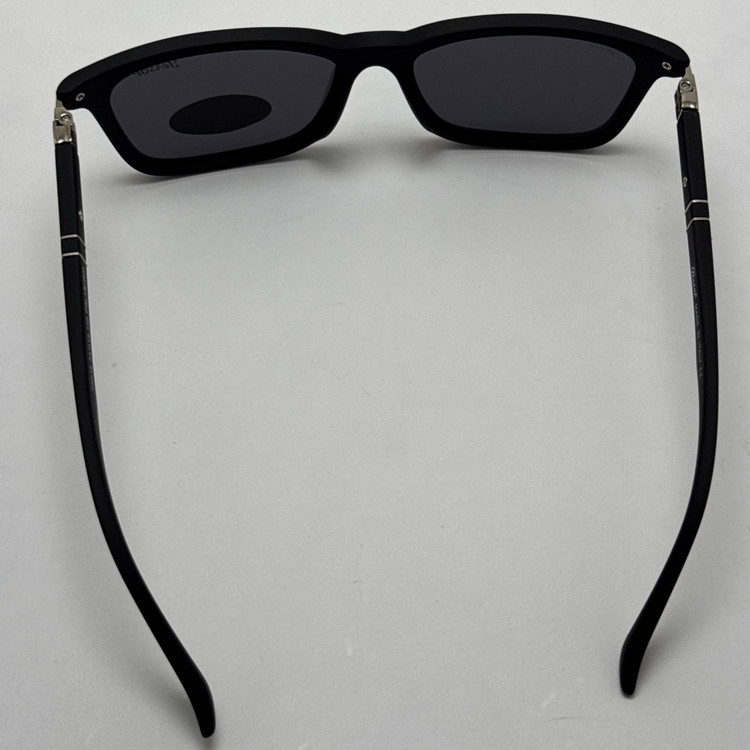 عینک آفتابی پلاریزه پرسول PERSOL مستطیلی لولا فنری کد P 8016 - عینک رانندگی - سایز متوسط (ارسال رایگان)