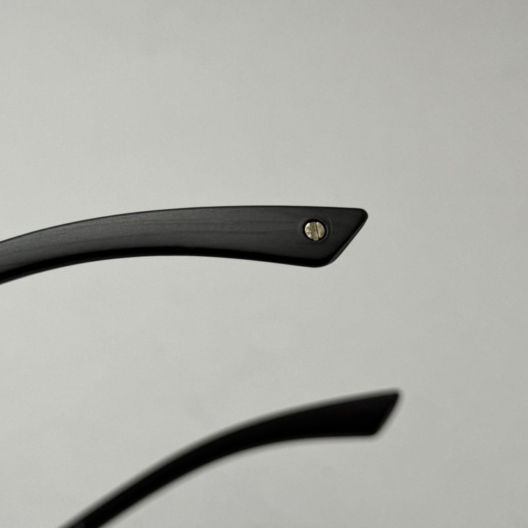 عینک آفتابی مردانه کارتیر Cartier مدل Santos تمام مشکی (ارسال رایگان)