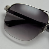 عینک آفتابی مردانه کارتیر Cartier مدل Santos مشکی نقره ای (ارسال رایگان)