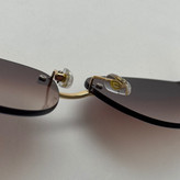 عینک آفتابی فیلیپ پلین Philip Plein مدل Luxury Shield فریم لس قهوه ای - لنز UV400 (ارسال رایگان)