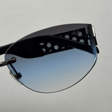 عینک آفتابی فیلیپ پلین Philip Plein مدل Luxury Shield فریم لس آبی - لنز UV400 (ارسال رایگان)