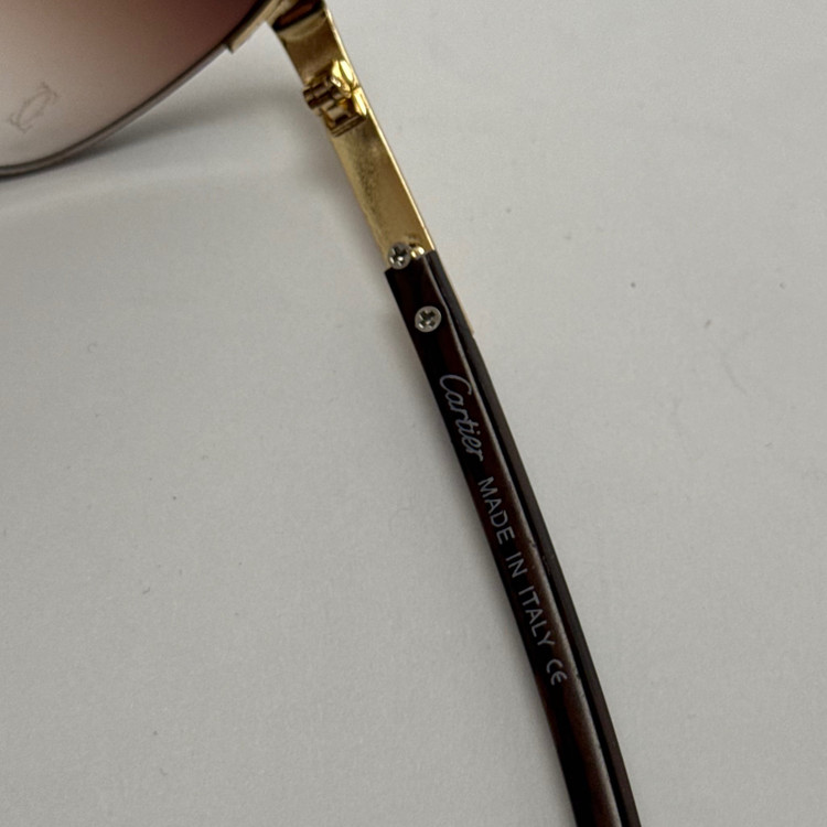 عینک آفتابی مردانه کارتیر Cartier مدل Santos قهوه ای (ارسال رایگان)