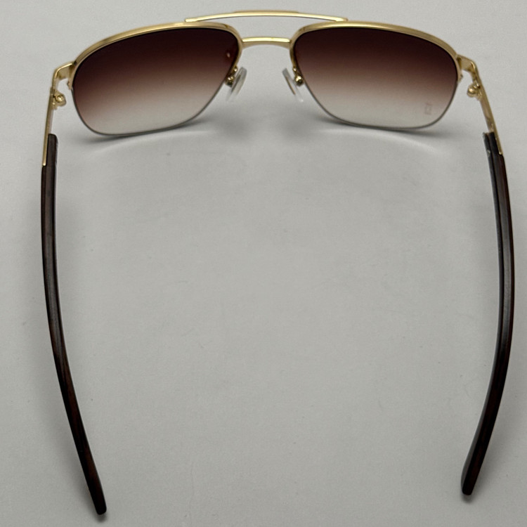 عینک آفتابی مردانه کارتیر Cartier مدل Santos قهوه ای (ارسال رایگان)