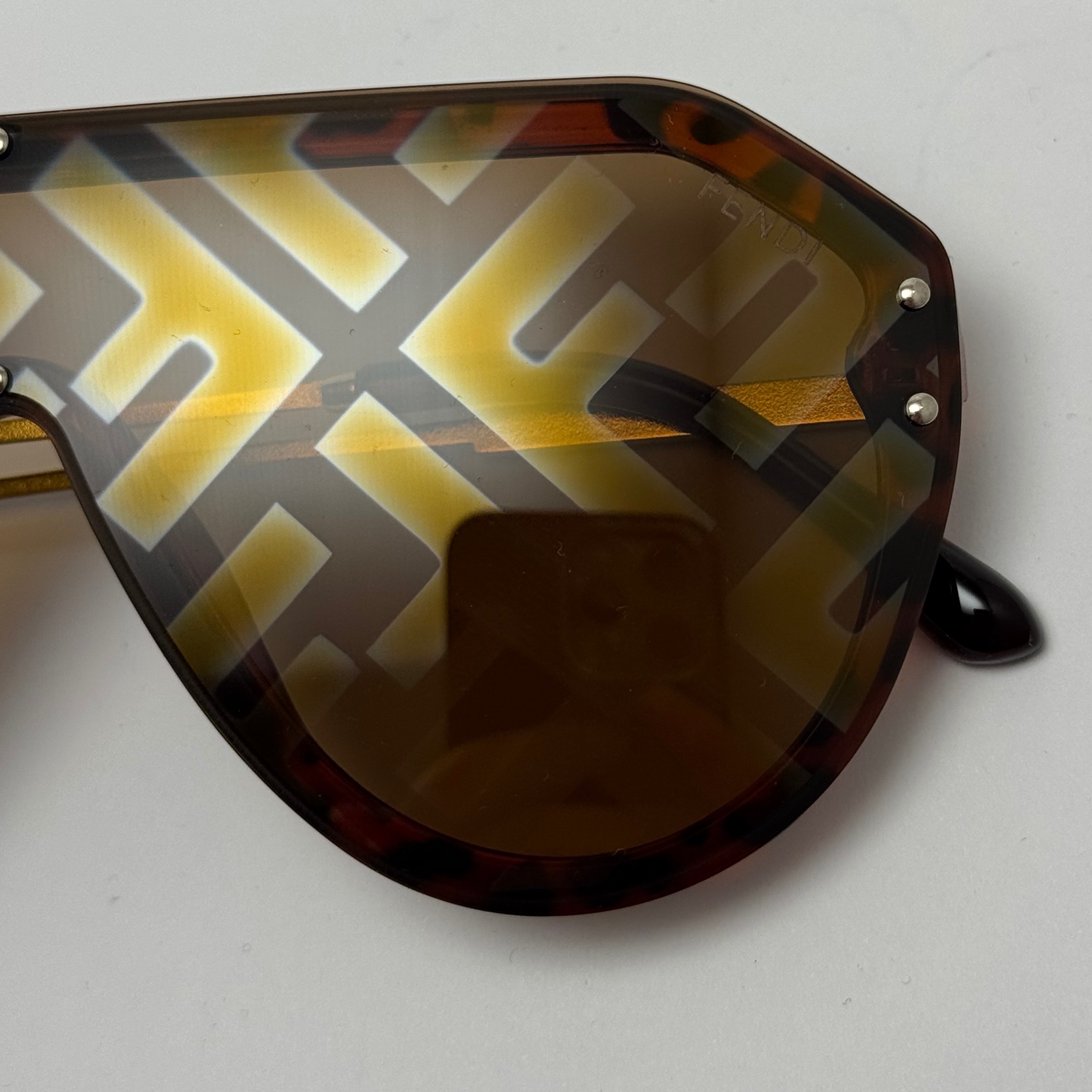 عینک آفتابی و شب فریم لس فندی FENDI قهوه ای کد 3 (ارسال رایگان)
