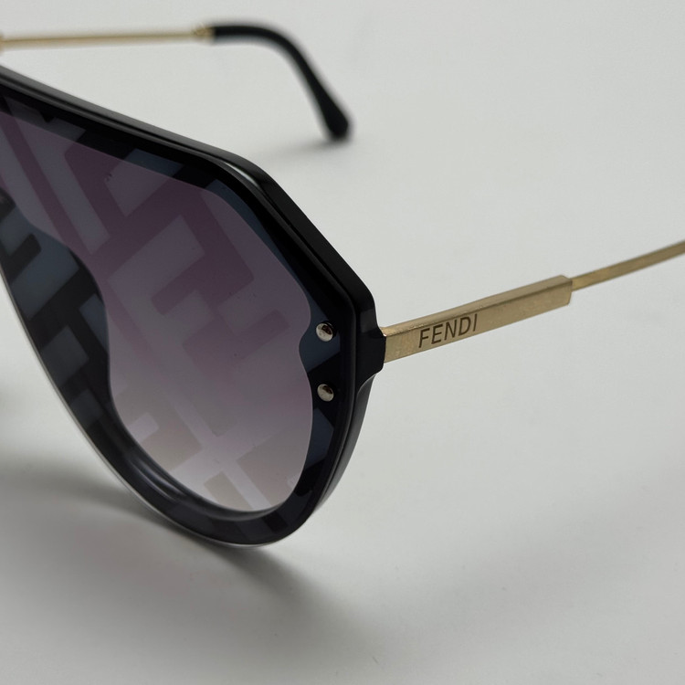 عینک آفتابی فریم لس فندی FENDI مشکی کد 3 (ارسال رایگان)