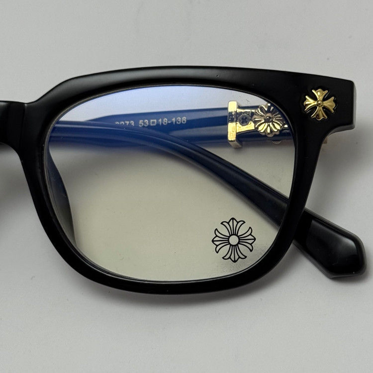 عینک بلوکات کروم هارتز مشکی طلایی Chrome Hearts 2273 با پک کامل کروم هارتز - کیفیت مستر (ارسال رایگان)