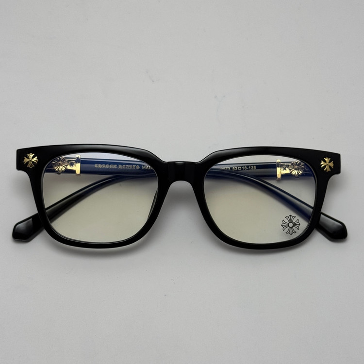 عینک بلوکات کروم هارتز مشکی طلایی Chrome Hearts 2273 با پک کامل کروم هارتز - کیفیت مستر (ارسال رایگان)