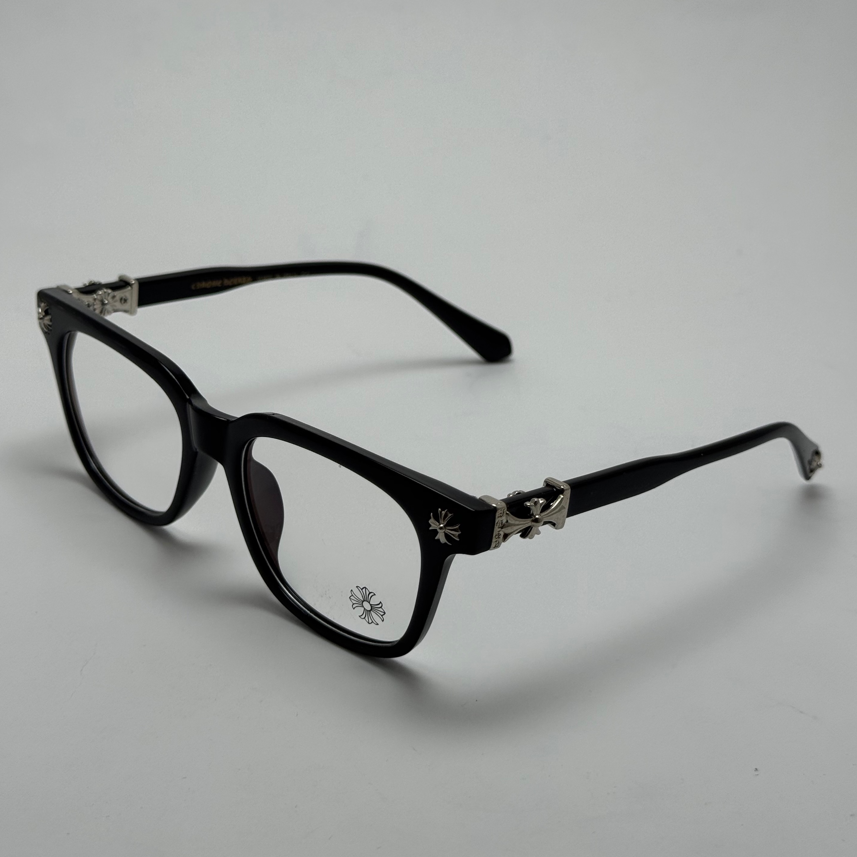 عینک بلوکات کروم هارتز مشکی نقره ای Chrome Hearts 2273 با پک کامل کروم هارتز - کیفیت مستر (ارسال رایگان)