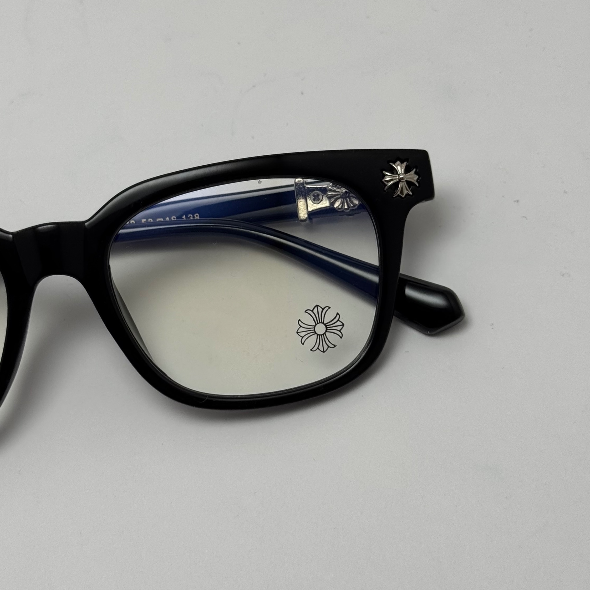 عینک بلوکات کروم هارتز مشکی نقره ای Chrome Hearts 2273 با پک کامل کروم هارتز - کیفیت مستر (ارسال رایگان)