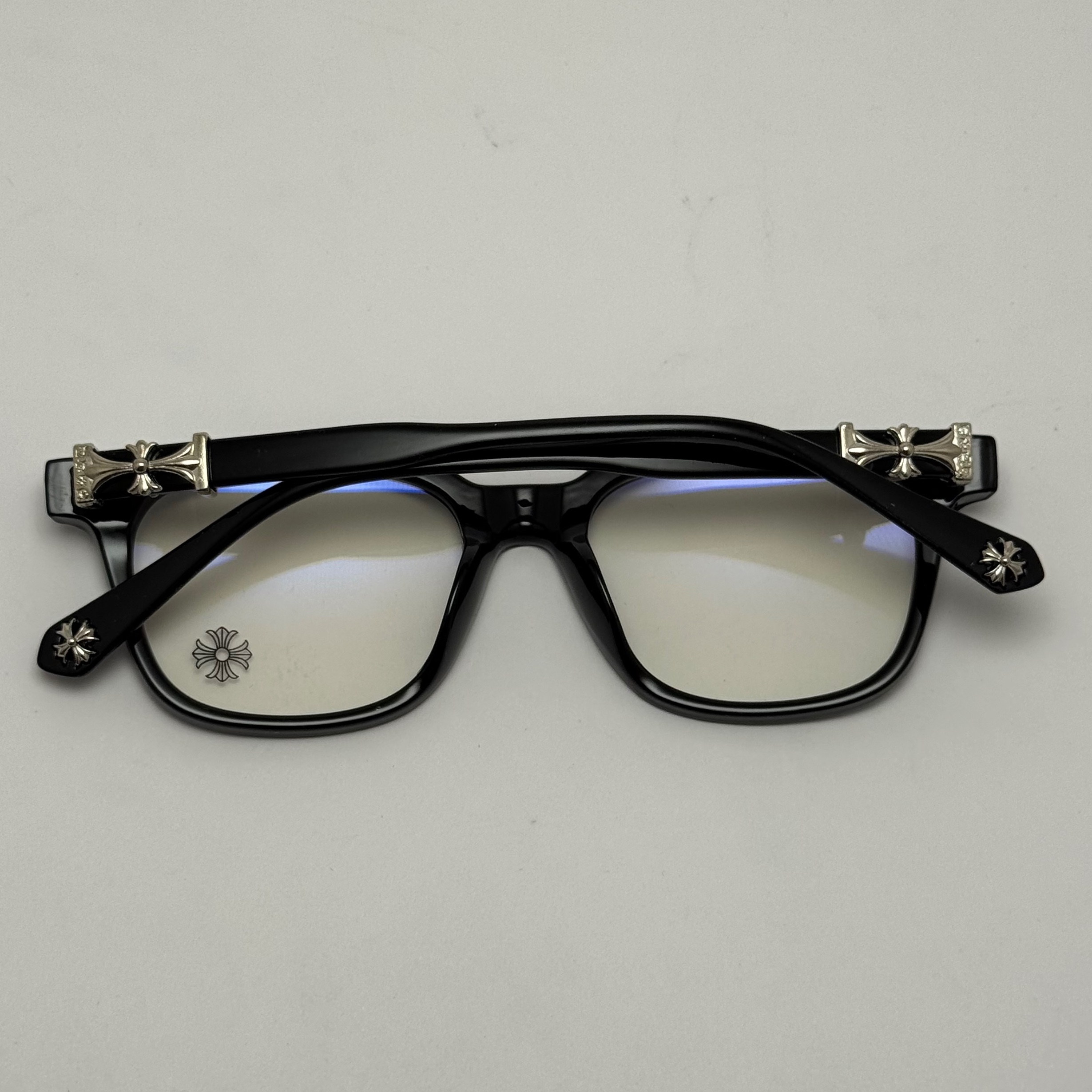 عینک بلوکات کروم هارتز مشکی نقره ای Chrome Hearts 2273 با پک کامل کروم هارتز - کیفیت مستر (ارسال رایگان)