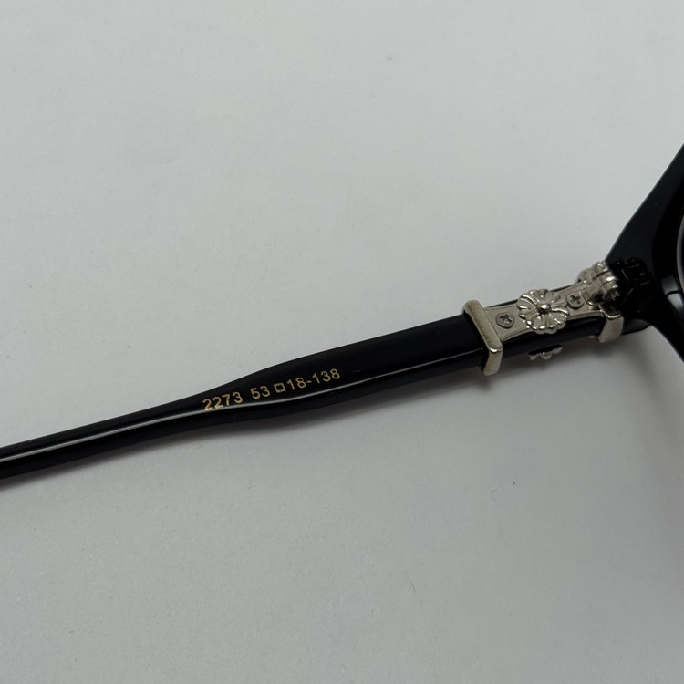 عینک بلوکات کروم هارتز مشکی نقره ای Chrome Hearts 2273 با پک کامل کروم هارتز - کیفیت مستر (ارسال رایگان)