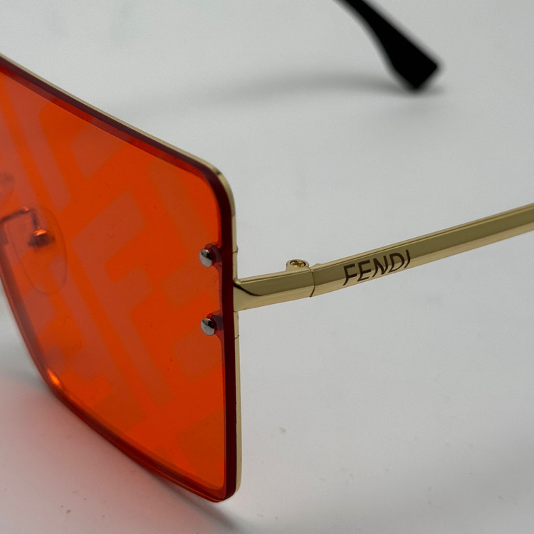 عینک آفتابی و شب فریم لس فندی FENDI قرمز کد 4 (ارسال رایگان)