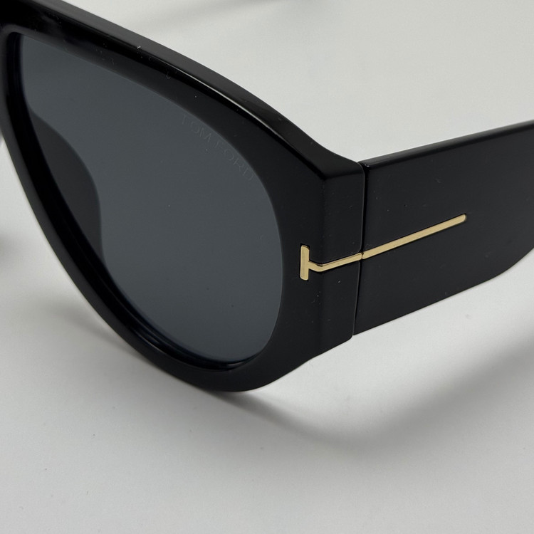 عینک آفتابی تام فورد Tom Ford تمام مشکی - عینک ترند (ارسال رایگان)