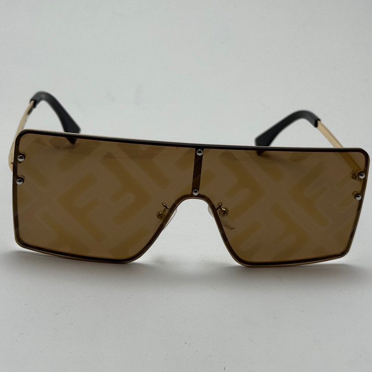 عینک آفتابی فریم لس فندی FENDI قهوه ای کد 4 (ارسال رایگان)
