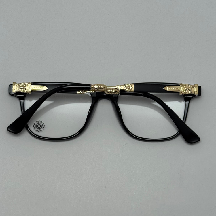 عینک بلوکات کروم هارتز مشکی طلایی Chrome Hearts 2272 - کیفیت مستر (ارسال رایگان)