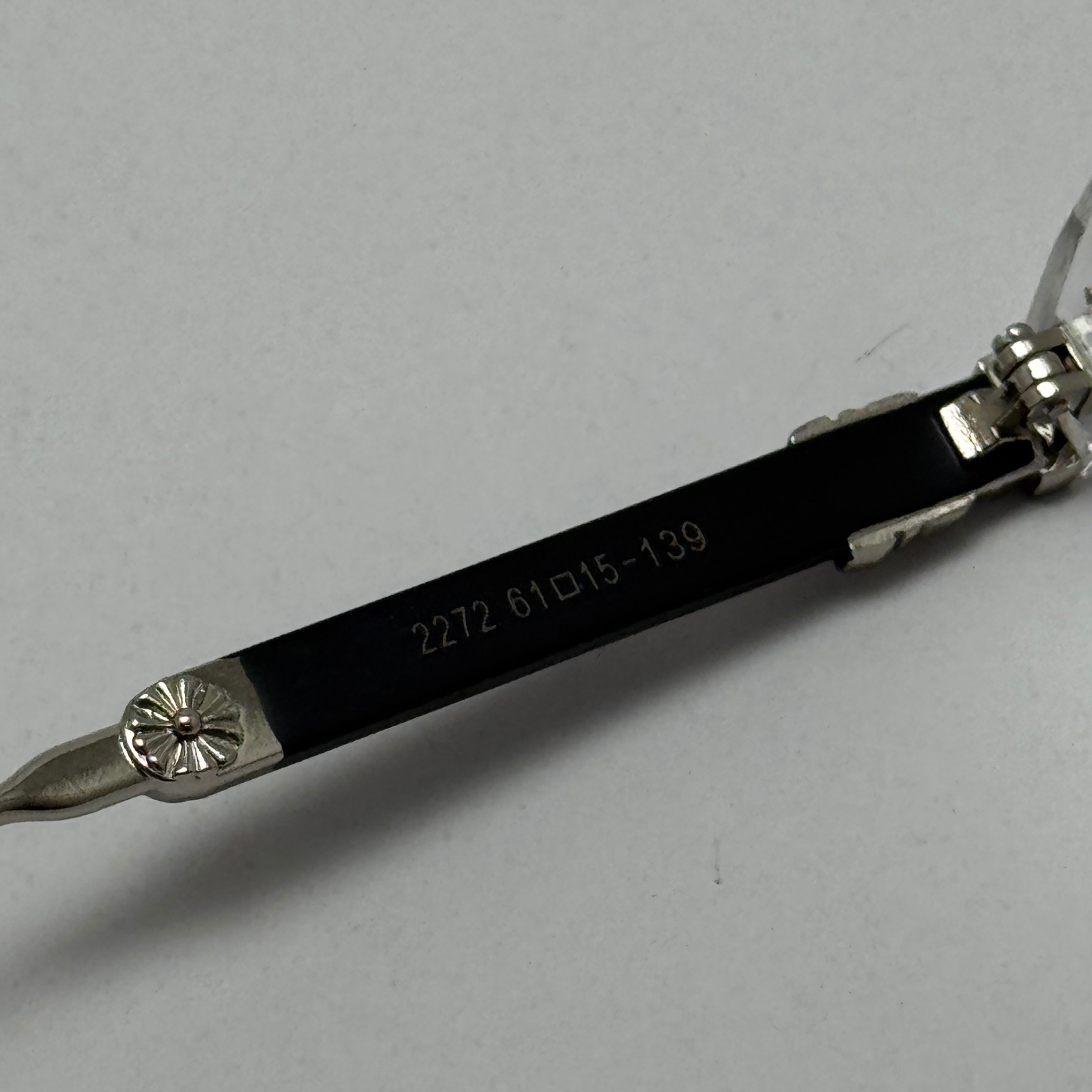 عینک بلوکات کروم هارتز کریستال نقره ای Chrome Hearts 2272 - کیفیت مستر (ارسال رایگان)