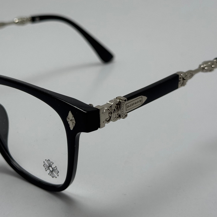 عینک بلوکات کروم هارتز مشکی نقره ای Chrome Hearts 2272 - کیفیت مستر (ارسال رایگان)