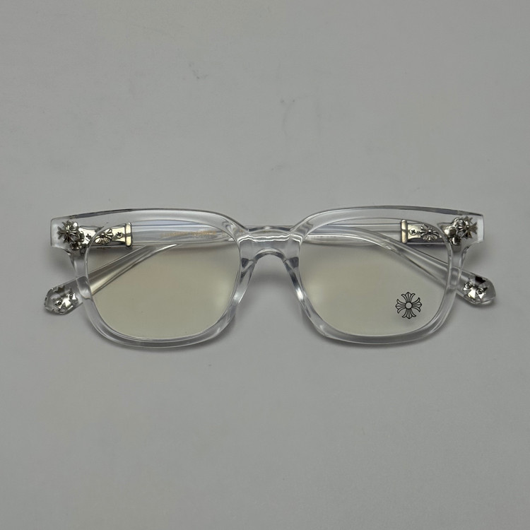 عینک بلوکات کروم هارتز کریستالی نقره ای Chrome Hearts 2273 - کیفیت مستر (ارسال رایگان)