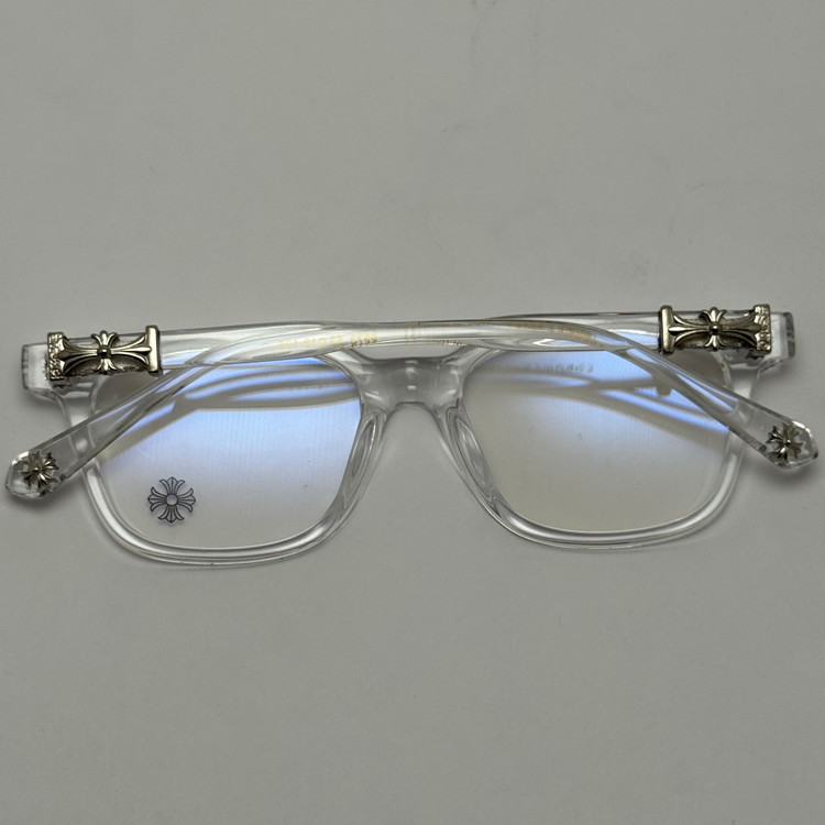 عینک بلوکات کروم هارتز کریستالی نقره ای Chrome Hearts 2273 - کیفیت مستر (ارسال رایگان)