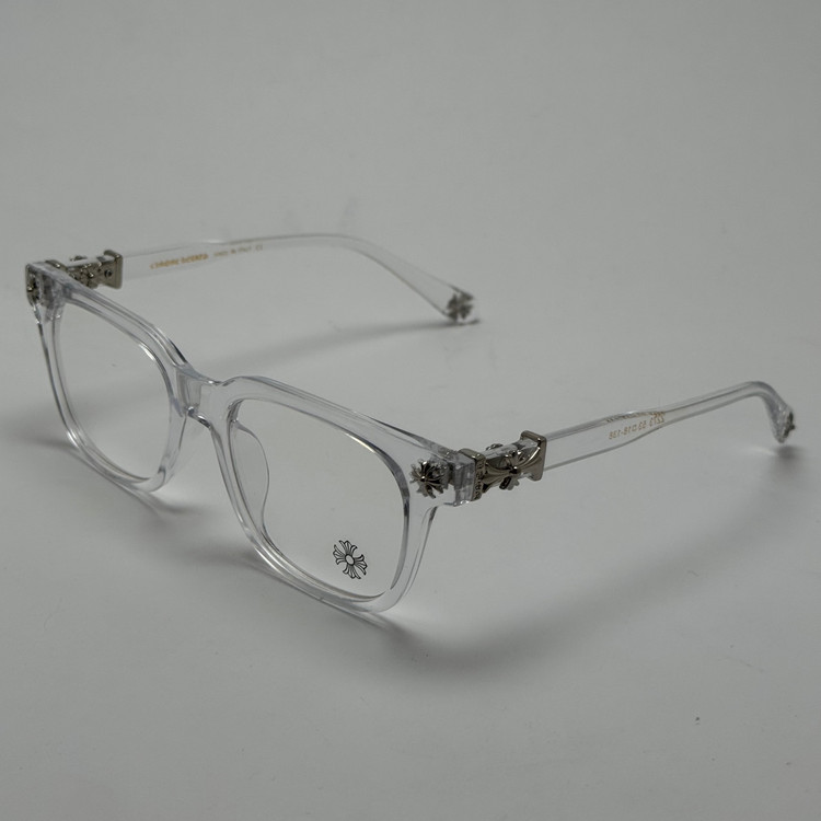 عینک بلوکات کروم هارتز کریستالی نقره ای Chrome Hearts 2273 - کیفیت مستر (ارسال رایگان)