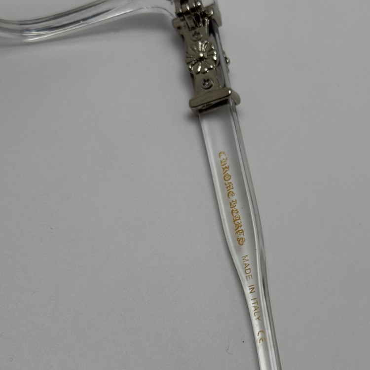 عینک بلوکات کروم هارتز کریستالی نقره ای Chrome Hearts 2273 - کیفیت مستر (ارسال رایگان)