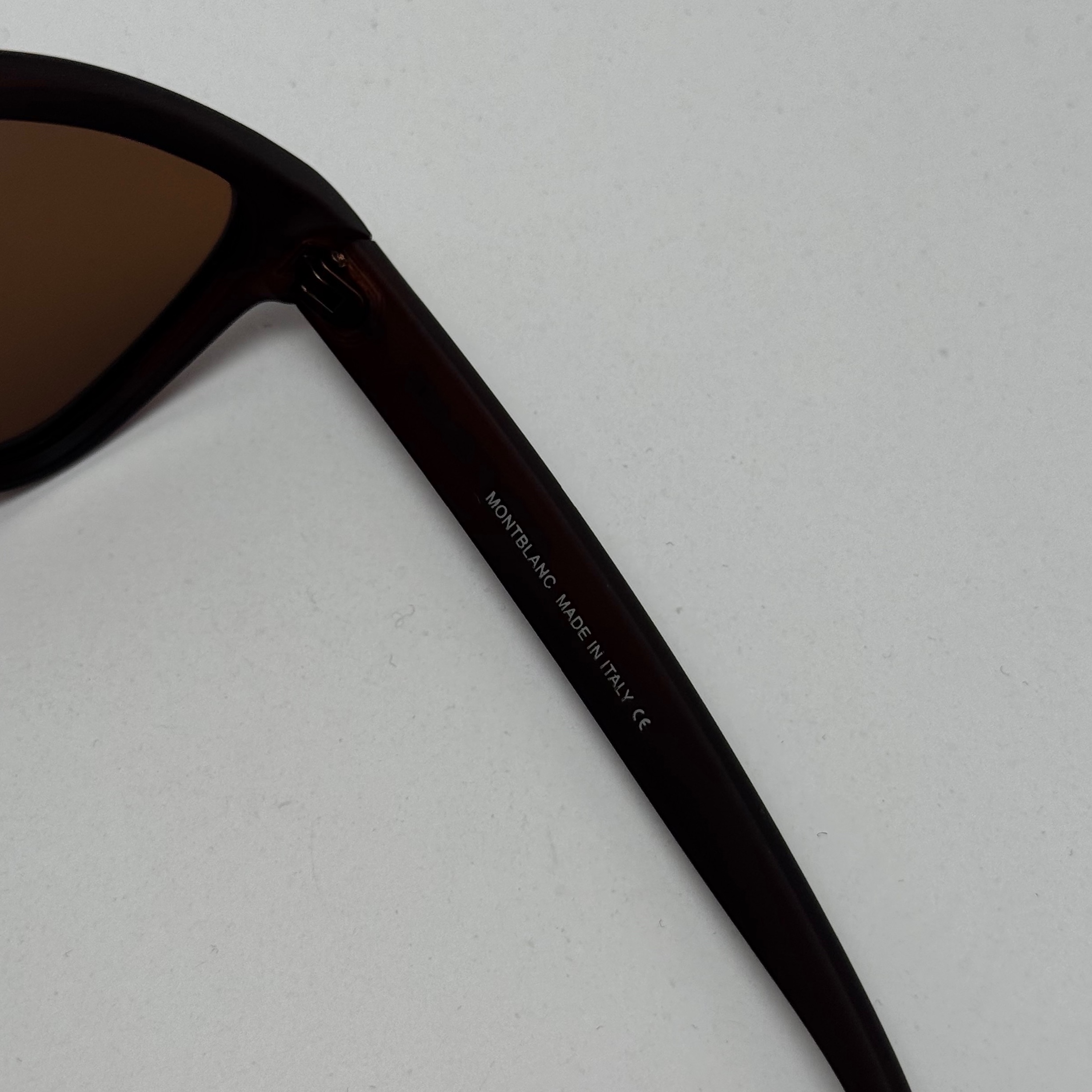 عینک آفتابی پلاریزه مون بلان MONT BLANC سبک قهوه ای کد MB 0302