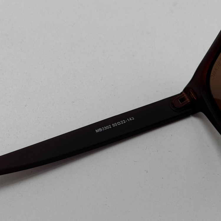 عینک آفتابی پلاریزه مون بلان MONT BLANC سبک قهوه ای کد MB 0302
