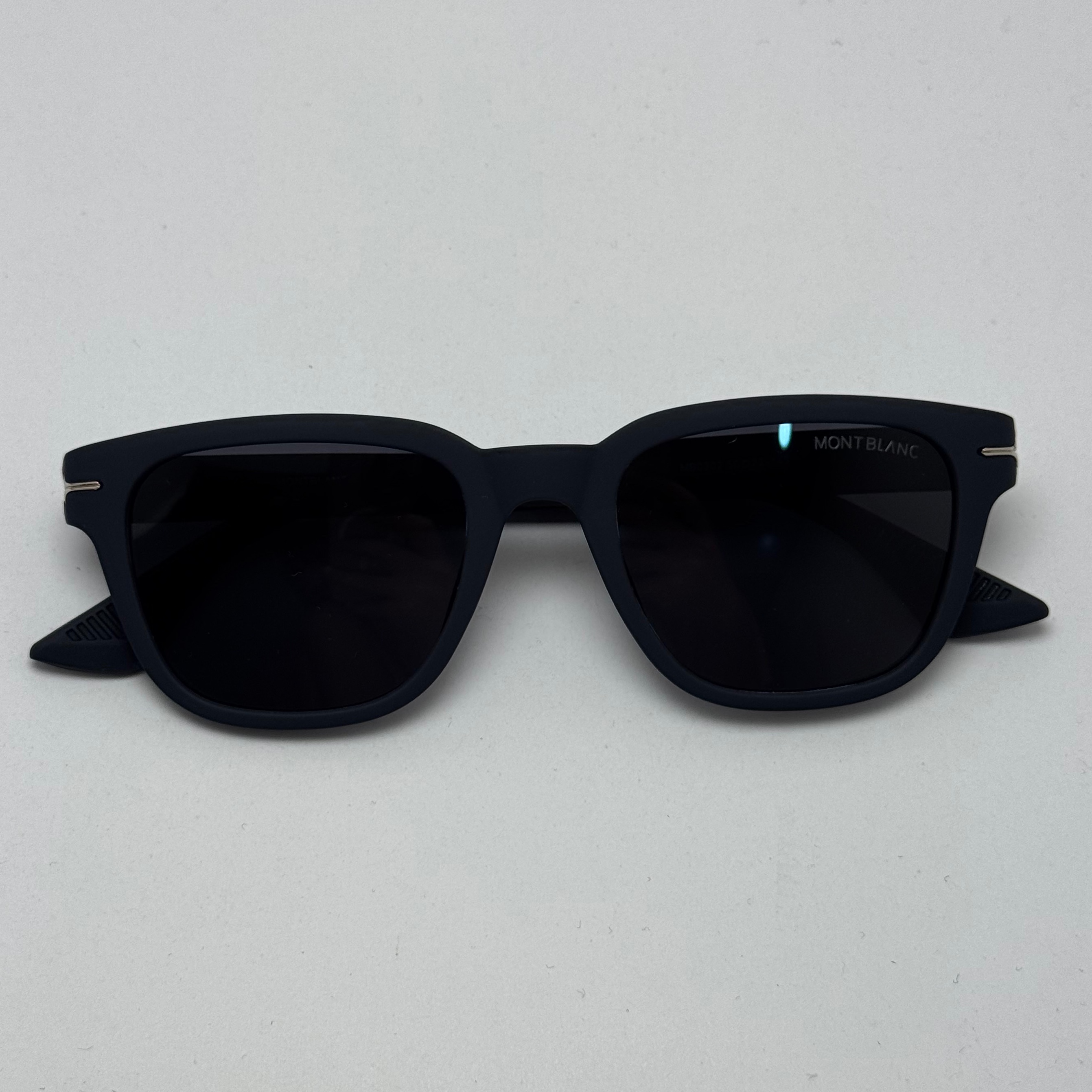 عینک آفتابی پلاریزه مون بلان MONT BLANC سبک آبی نفتی MB 0302