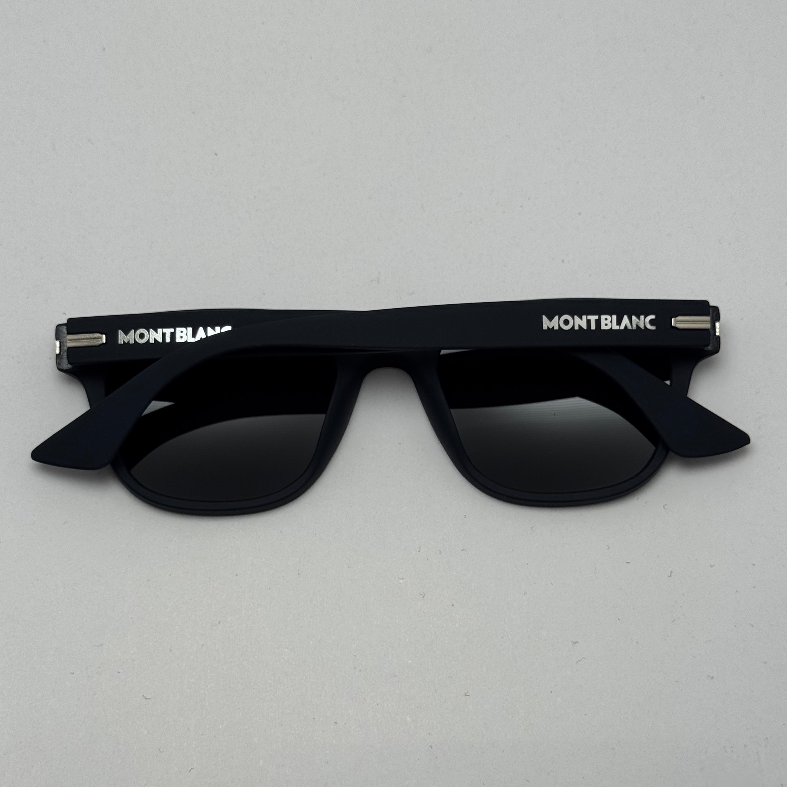 عینک آفتابی پلاریزه مون بلان MONT BLANC سبک آبی نفتی MB 0302