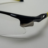 عینک شب اسپرت اوکلی Oakley مدلRadar عدسی بی رنگ فریم مشکی کد 806 - عینک طوفان - عینک شب