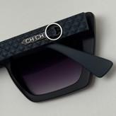 عینک آفتابی زنانه شنل CHANEL مشکی دسته سبز کد رفرنس 1108 - کیفیت مستر - لولا دوبل (ارسال رایگان)