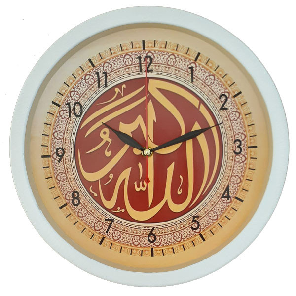 ساعت دیواری مدل الله اکبر کد 02020