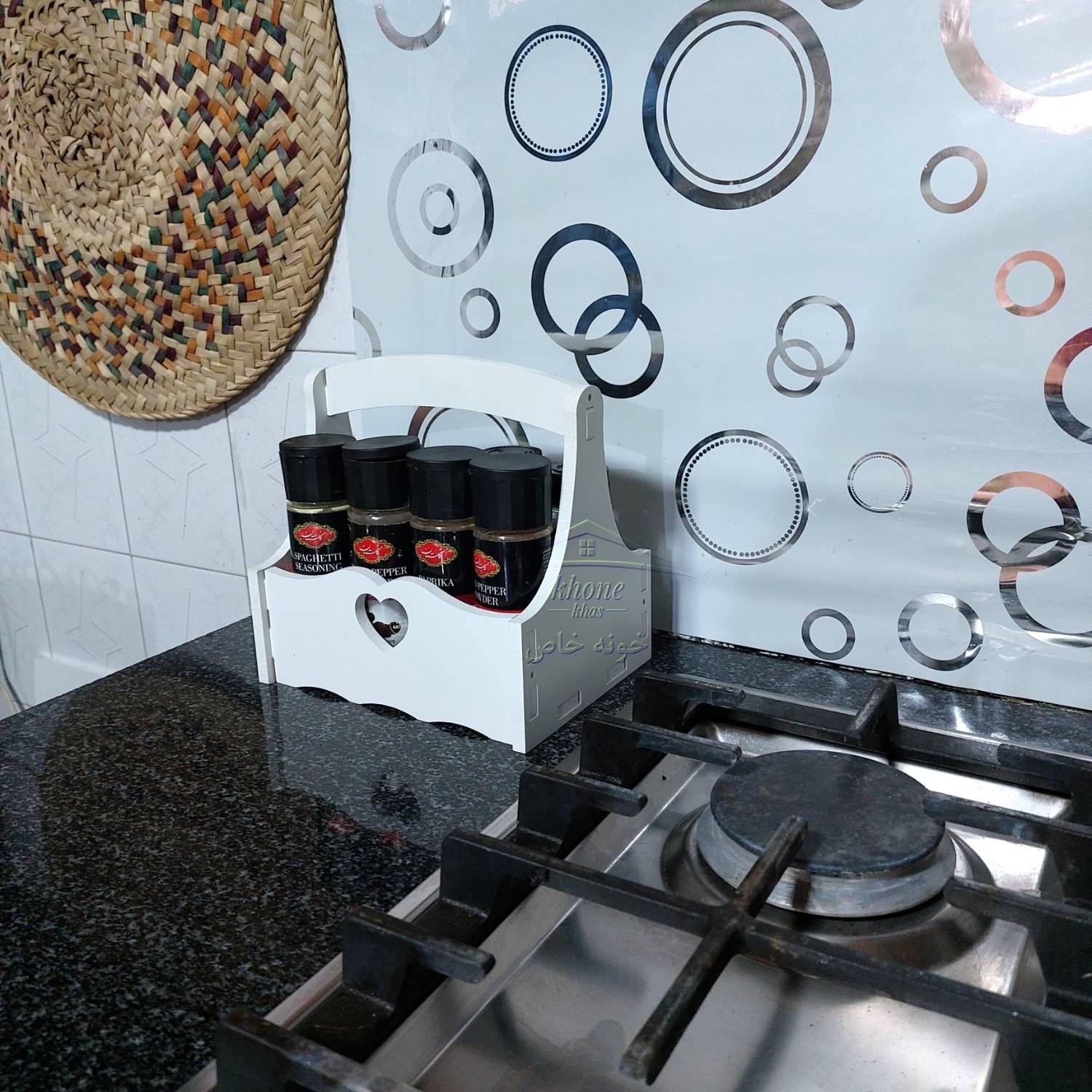 استند نگهدارنده بطری و جاادویه