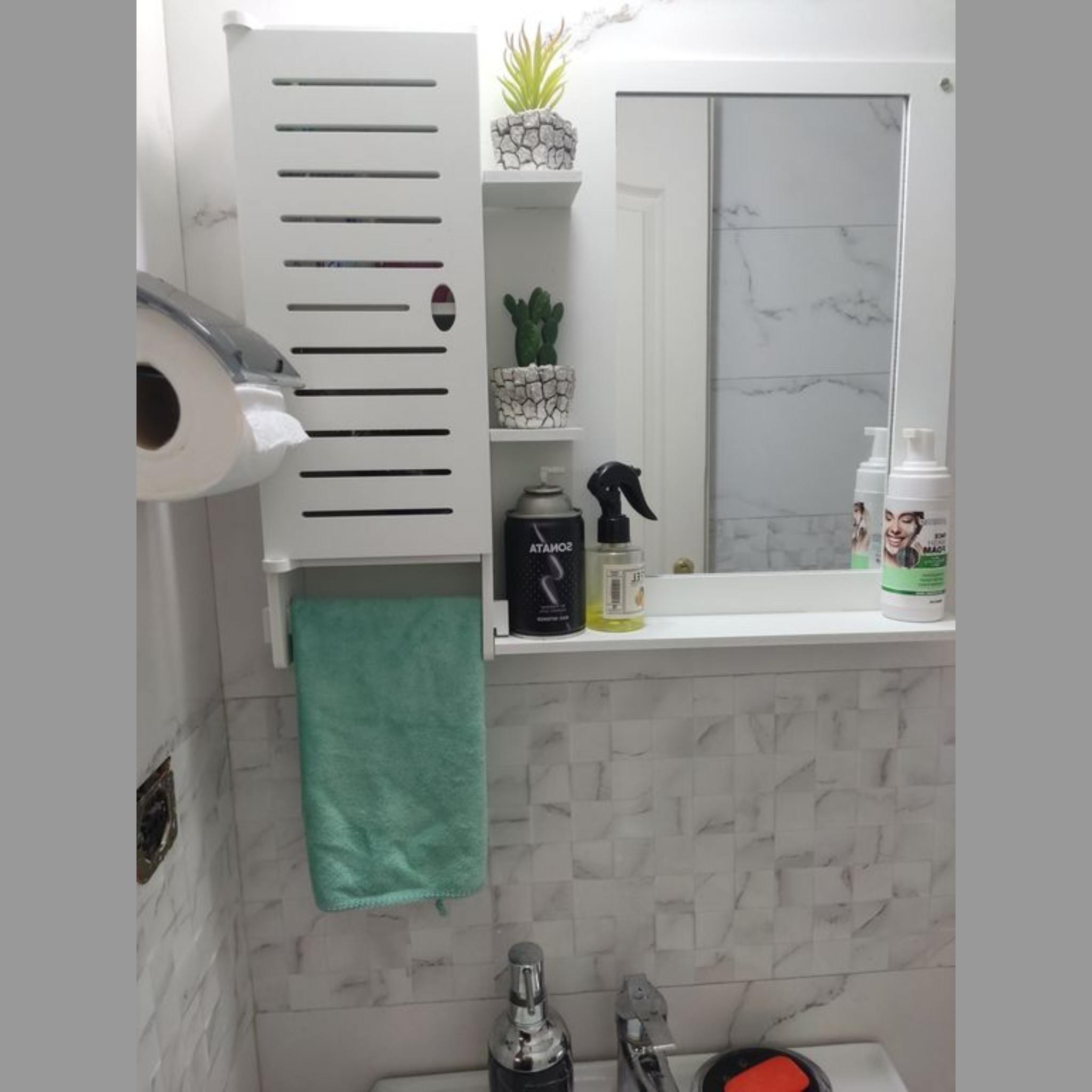 آینه باکس سرویس بهداشتی باکس چپ