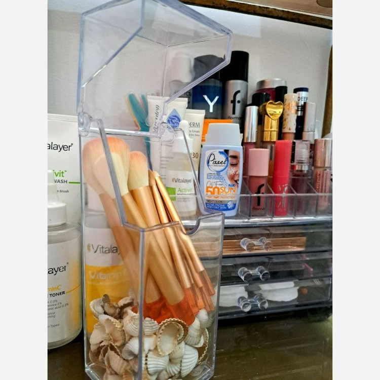استند لوازم آرایشی مدل جابراش درب دار