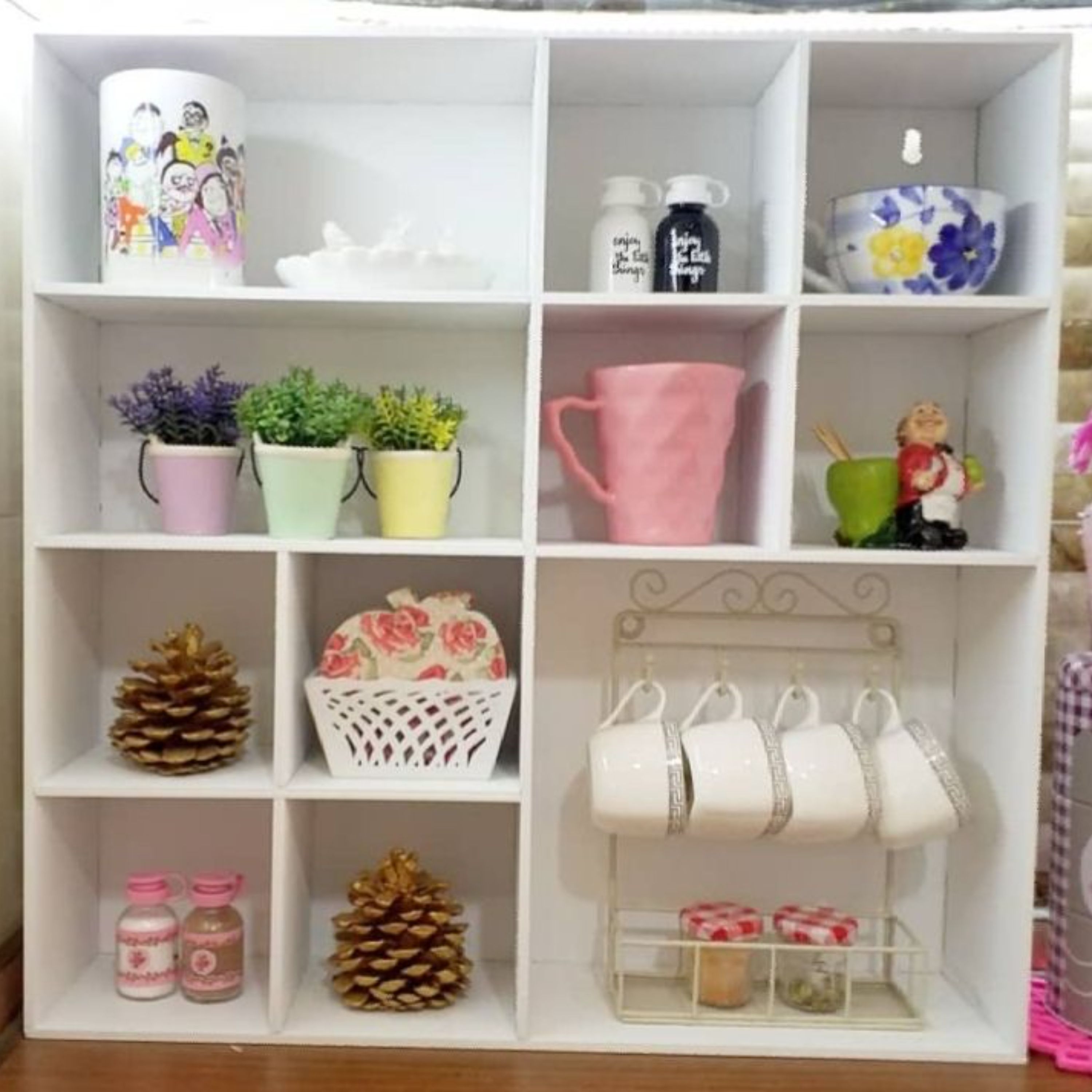 شلف جای ماگ سایز 50 در 50 سانتی متر