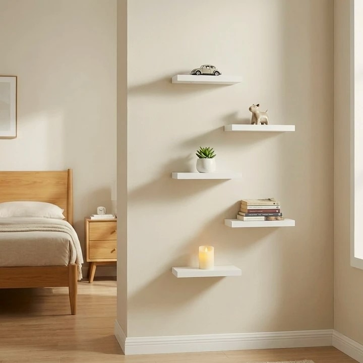 شلف پایه مخفی 20cm مجموعه 5 عددی
