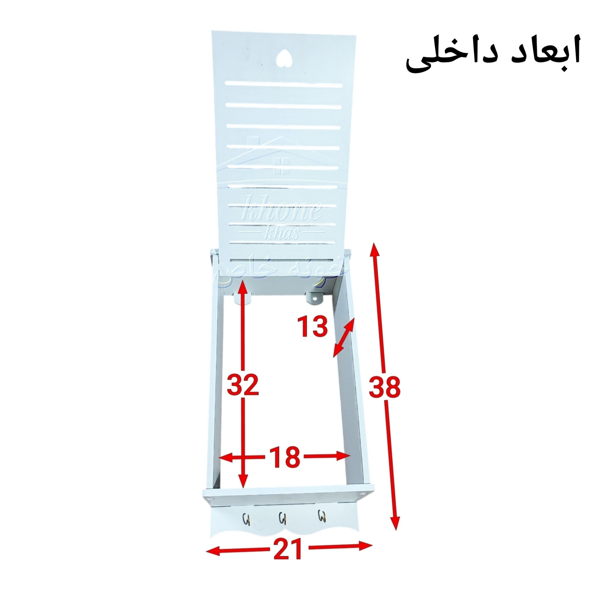 شلف کاور شیر گاز مدل عمودی با جاکلیدی