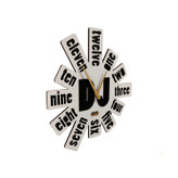 ساعت دیواری طرح دی جی مدل MC004