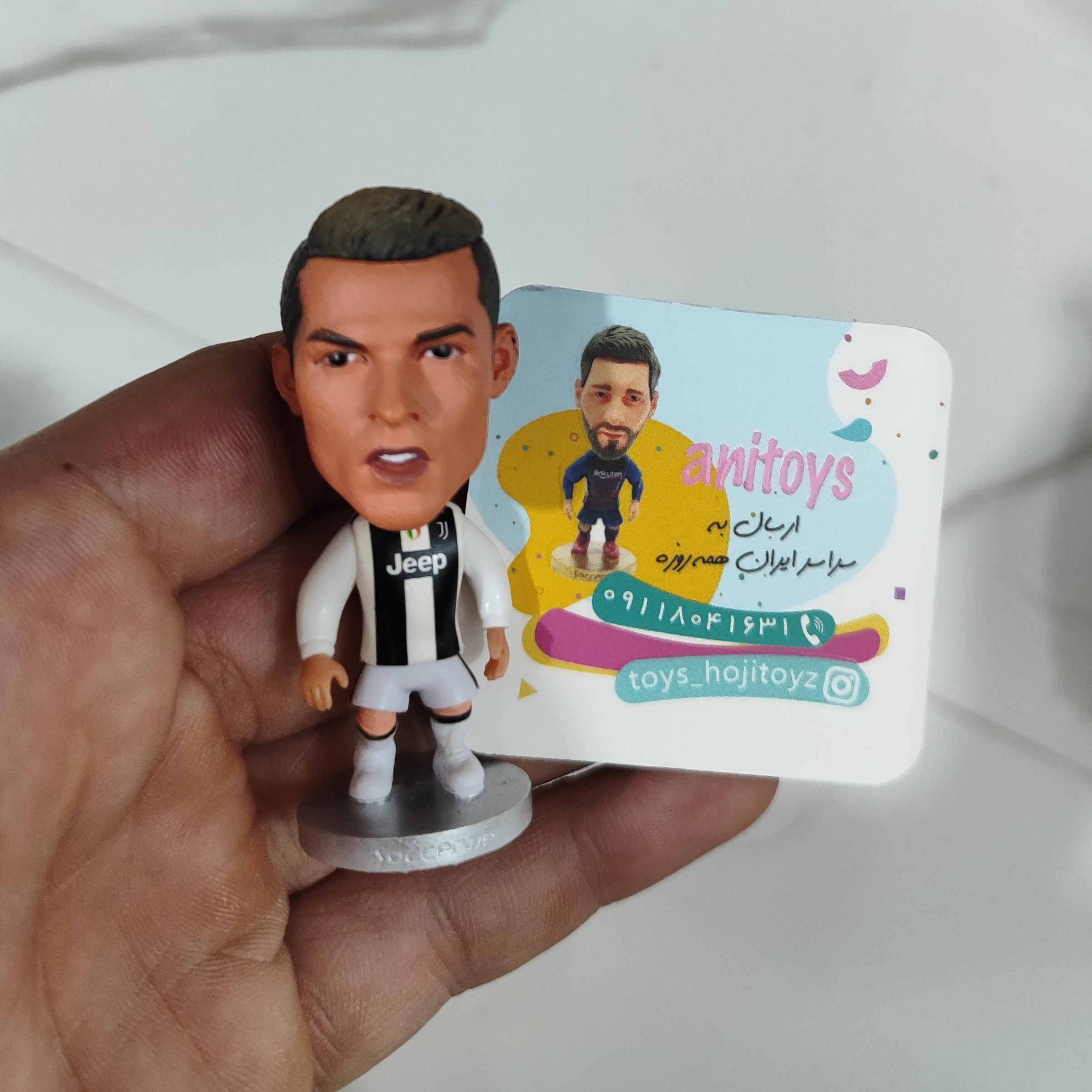 اکشن فیگور ساکروی طرح رونالدو یوونتوس ronaldo soccerwe Juventus