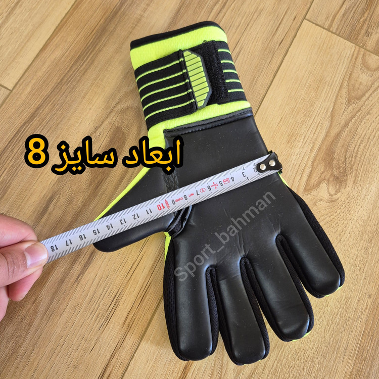 دستکش دروازه بانی آدیداس سایز 8 فسفری