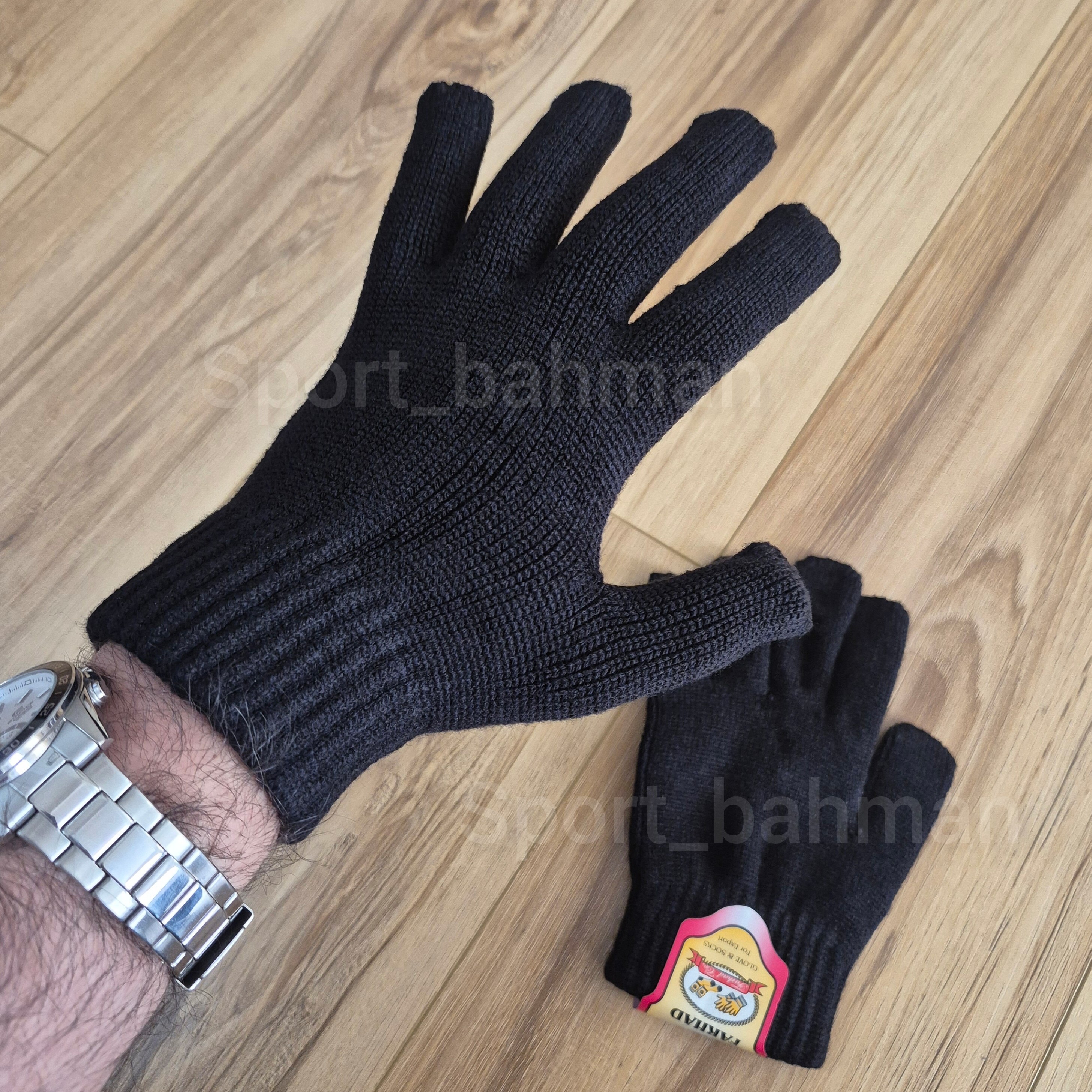 دستکش فوتبال زمستانی بافتنی