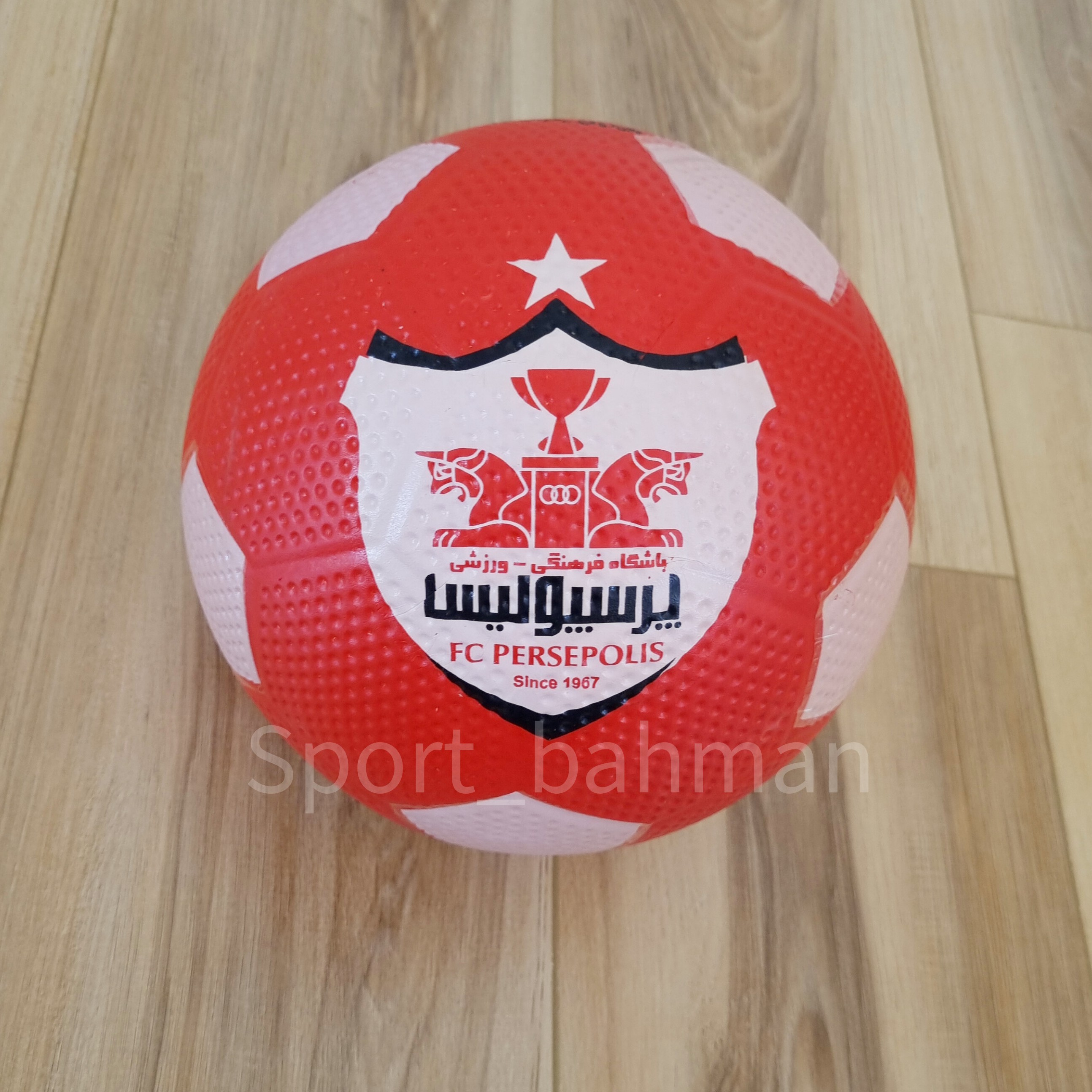 توپ فوتبال پرسپولیس سایز 4 بهمراه سوزن توپ