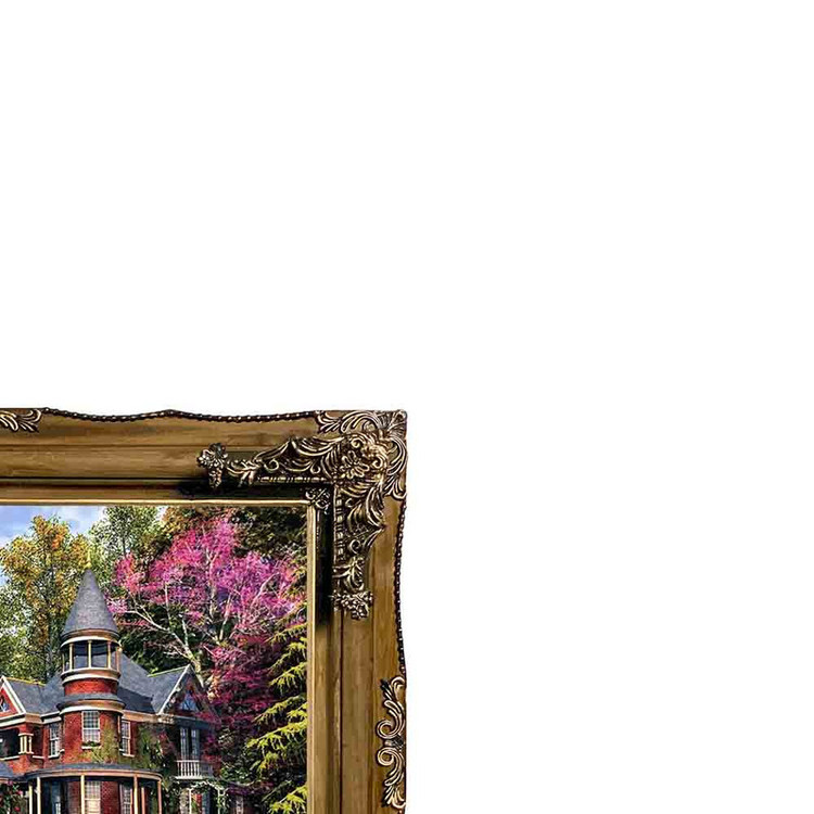 تابلو فرش ماشینی مدل عمارت کد 8905