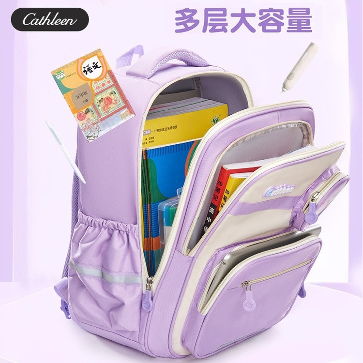 کوله پشتی مدرسه مدل فانتزی جیب گرد یونیکورن کد A6769