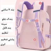 کوله پشتی مدرسه مدل کرومی 2089