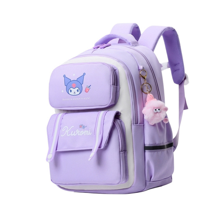 کوله پشتی مدرسه مدل فانتزی کرومی کد k6721 به همراه آویز