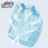 کوله پشتی فانتزی دخترانه کرومی وملودی و سینامورال عروسک دار خارجی وارداتی (کیف مدرسه) kuromi کد 20262