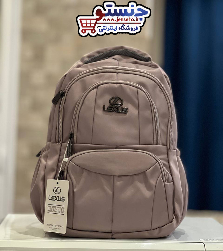 کوله پشتی اسپرت لکسوس جا لپ تاپی دار خط وسط دار lexus (کیف مدرسه پسرانه و دخترانه) کد 901309