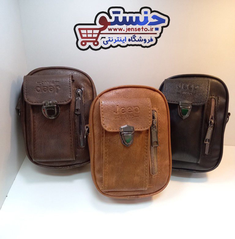 کیف دوشی مردانه چرم جاموبایل دار BAG MEN کد 453